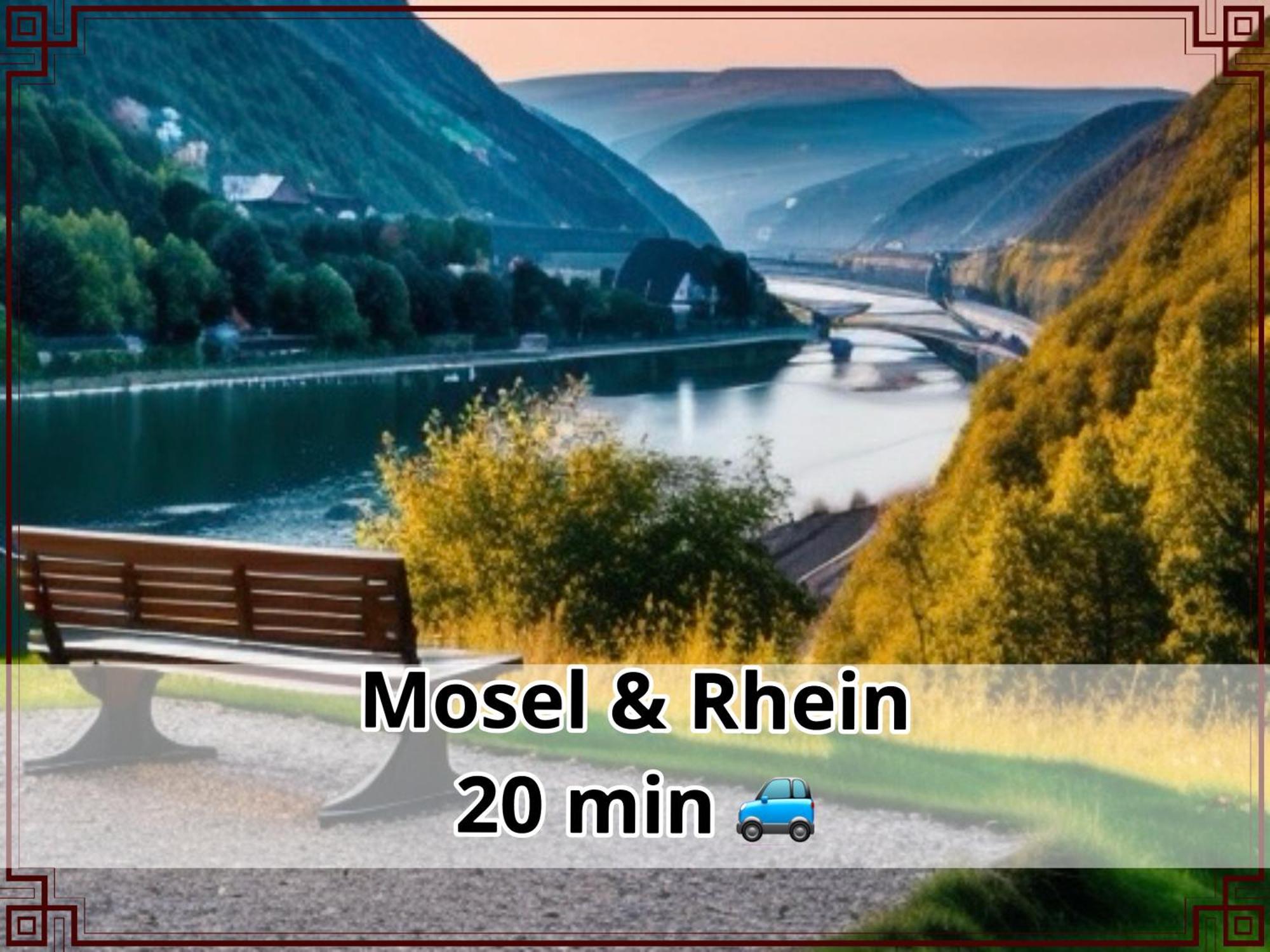 Smallsaigon Apartment Mit Guter Anbindung Zwischen Mosel Und Rhein Leiningen Dış mekan fotoğraf